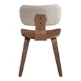 thumbnail image 4 of Pemberly Row 17" Wood Side Chairs in White/Walnut (Set of 2), 4 of 9