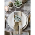 thumbnail image 3 of Hokiten Kitchen Dinner Napkins Set of 8 Abstract Black Brown Cloth Napkins Reusable Washable Table Napkins for Weddings Cocktail Parties Holiday Table Decor 20x20 Inch, 3 of 8