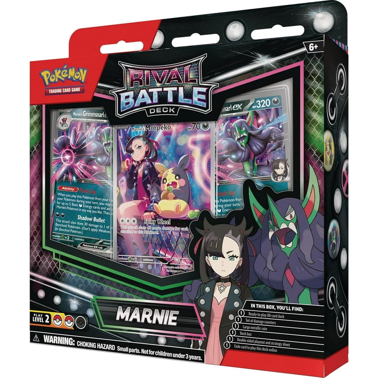 pokemon card decks walmart Pokémon, TCG Rival Battle Deck, Marnie, 60 Cards, Factory Sealed