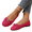 Hot Pink, variant on Women's Casual Hollow Bow Walking Shoes, Flat Single Sole Design with Breathable Lining and Cushion Comfort, Slip on Sneakers for Daily Leisure Wear