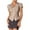 Khaki, variant on Tops for Women Trendy Striped Slim Fitted Button down Shirts Business Dressy Casual Short Sleeve Blouses (M, Khaki)