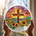 thumbnail image 6 of Beforeyayn Acrylic Puzzles Suncatcher, Stained glass style acrylic puzzle for hanging, great for birthday present, kitchen window, and vibrant rainbow reflections., 6 of 6