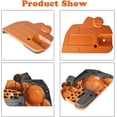 thumbnail image 4 of waltyotur Chainsaw Clutch Cover with Brake Replacement for Husqvarna 445 450 Replaces Chainsaw Spare Parts 544097902 544097901, 4 of 4