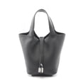 thumbnail image 1 of Pre-Owned Hermes Hermès Picotin Lock PM Handbag, Taurillon Clemence Leather, Black,... (Good), 1 of 6
