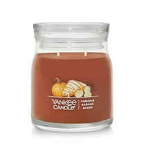 Yankee Candle Signature Medium 2-Wick Candle, Pumpkin Banana Scone, 13 oz