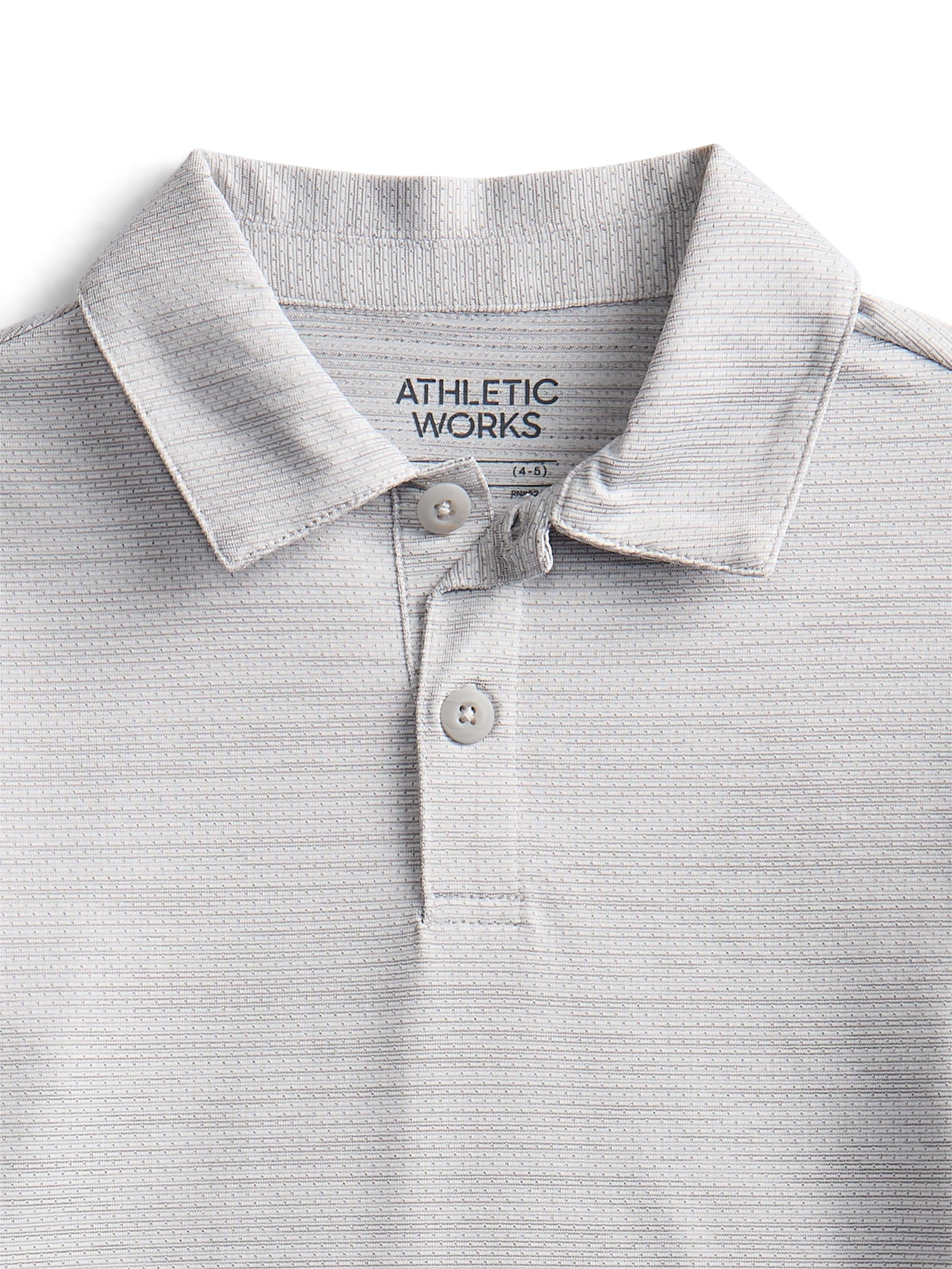 Athletic Works Boys Active Polo Shirt with Short Sleeves, Sizes 4-18