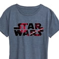 thumbnail image 3 of Star Wars - Logo Darth Vader - Women's Short Sleeve Classic Fit Tee, 3 of 5