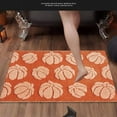 thumbnail image 6 of Pumpkin Bath Mat Bathroom Rugs Non-Slip Absorbent Floor Mat Holiday Home Decor - Flock Material Multi Room Use(S), 6 of 9