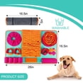 thumbnail image 3 of Alfombrilla Snuffle Vivifying para perros y gatos, 66 x 42 cm, naranja+rojo+azul, 3 of 8