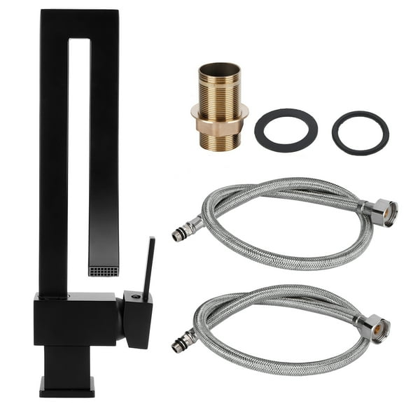 Waterfall Faucet,G1/2 Waterfall Faucet Modern Sink Faucet Basin Faucet Rapid Response