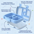 thumbnail image 7 of Bentgo + Bluey Kids Prints Leak-Proof, 5-Compartment Bento-Style Kids Lunch Box - Age 3-7, Durable, Drop-Proof, Dishwasher Safe, & PFAS & BPA-Free Materials - Bluey & Bingo Play Day, 7 of 7