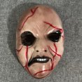 thumbnail image 2 of Máscara espeluznante para cosplay de terror integral, Bloody Crack, PVC, 2 of 2