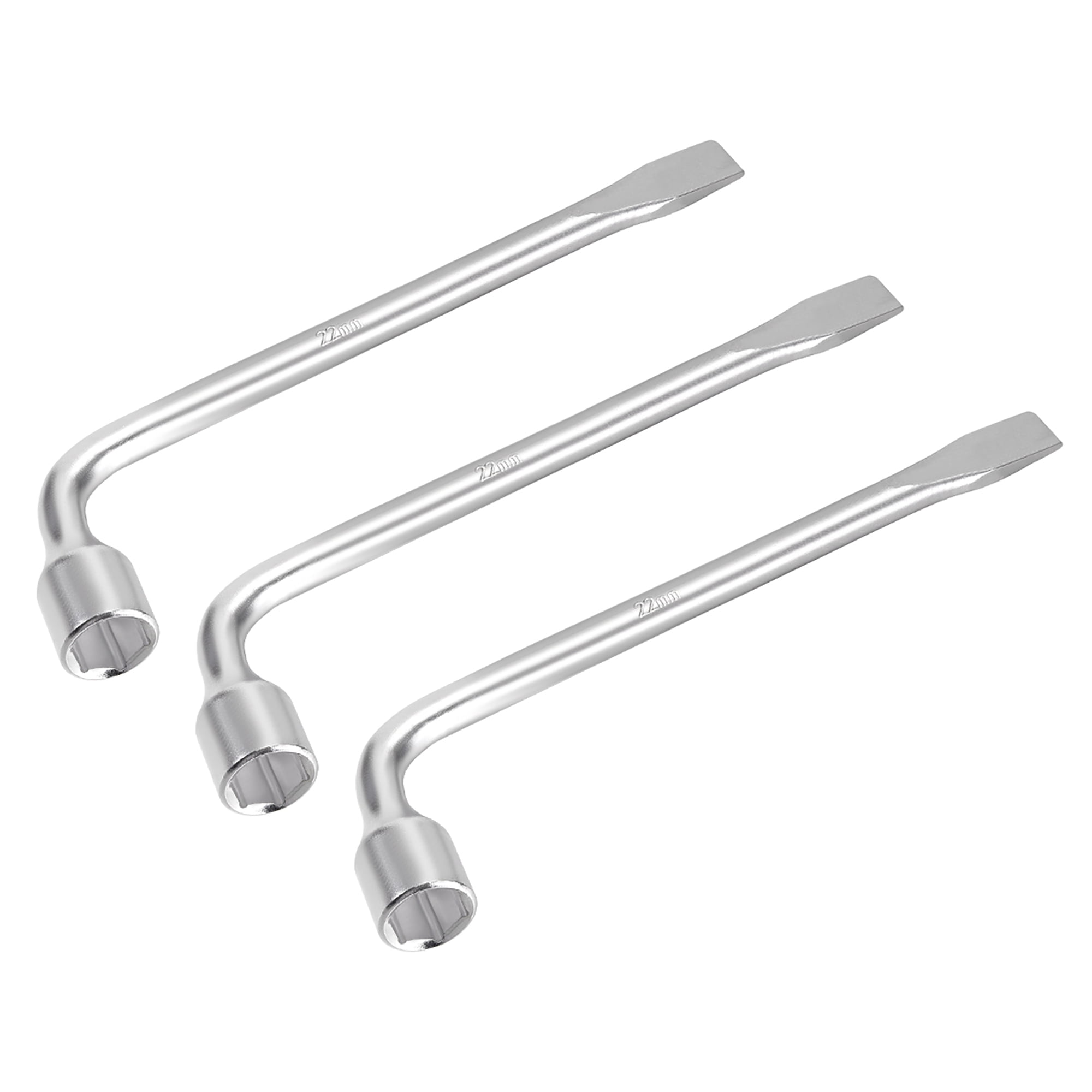 Car Jack Replacement Tire Nut Wrench 3 pcs 22mm Hexagonal Slotted End Socket Repair Tool Car Jack Replacement Tire Nut Wrench 3 pcs 22mm Hexagonal Slotted End Socket Repair Tool