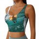 thumbnail image 2 of Balery Underwater Swimming Duck Sujetadores deportivos con espalda cruzada para mujer, acolchados, sin costuras, de alto impacto, ideales para yoga, gimnasio, entrenamiento y fitness.-Large, 2 of 8