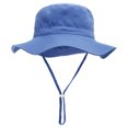 thumbnail image 4 of Yoyauz Baby Sun Hat Bucket Hat Toddler Soft Cap UPF 50+ Wide Brim Chin with Summer Gaming Cap for 0-6 Years, 4 of 6