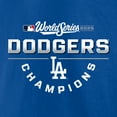thumbnail image 4 of Men's  Royal Los Angeles Dodgers 2025 World Series Champions Jersey Roster T-Shirt, 4 of 5