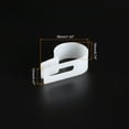 thumbnail image 2 of Unique Bargains R-Type Cable Clamps, 19mm 0.74 Inch Cable Organizer Cord Clips White, 200pcs, 2 of 4