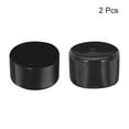thumbnail image 2 of 2pcs Rubber End Caps 90mm ID Vinyl Round Tube Bolt Cap Cover Screw Thread Protector Black, 2 of 4
