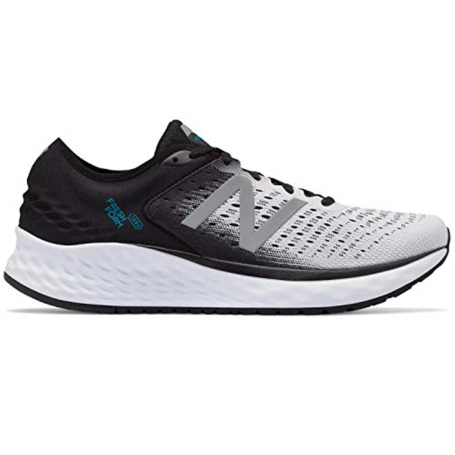 New Balance Men's 1080v9 Fresh Running Shoe, White/Black/deep Ozone Blue, 10.5 D Walmart.com