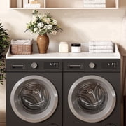 Tarnorci 54"Washer Dryer Countertop with Side Edge for Laundry Room Organization