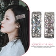 thumbnail image 3 of UPOUART 2Pcs Korean Hair Accessories Retro Barrettes Non Slip Rhinestone For Women Daily Use, 3 of 6