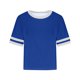 thumbnail image 4 of Camisetas Sobredimensionadas para Mujeres Gota Hombro Cuello Redondo Cultivo Top de Entrenamiento, Blusa de Verano Casual para Diario Y Fitness, 4 of 4