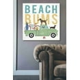 thumbnail image 3 of Epic Graffiti 'Beach Bums Truck I square' by Michael Mullan, Canvas Wall Art, 37"x37", 3 of 3