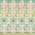 thumbnail image 2 of Ambesonne Spring Fabric by the Yard Upholstery, Daisies Butterflies Plot, 1 Yard, Pale Rose and Soft Blue, 2 of 5