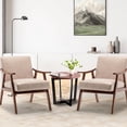 thumbnail image 6 of Mid - Century Reading Room Accent Chair | Perfect for Leisure Reading | Rubber Wood Frame and High - Density Sponge | Easy to Set Up, 6 of 6
