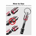 thumbnail image 3 of Bit Holder Keychain, 5Pcs 1/4 Hex Impact Drill Bit Keychain Quick Change Connect Holder Drill Screw, 3 of 5