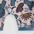 thumbnail image 6 of mgoYE Baby Summer Clothes Baby Outfit Short Sleeve Polo Romper Neutral Baby Clothes 0-24 Months for Boys Girls(Khaki,12-18 Months), 6 of 7