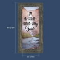 thumbnail image 2 of It is Well with My Soul, Hymn Art, Religious Picture Frame, 7402BW, 2 of 6