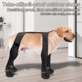 thumbnail image 3 of Chaussures pour Animaux avec Bande de Fixation Chaussures Imperméables pour Animaux avec Design Réglable Bottes Antidérapantes pour Chien pour Pluie Hiver Randonnée Confortables Durables Chaussures pour Animaux, 3 of 8