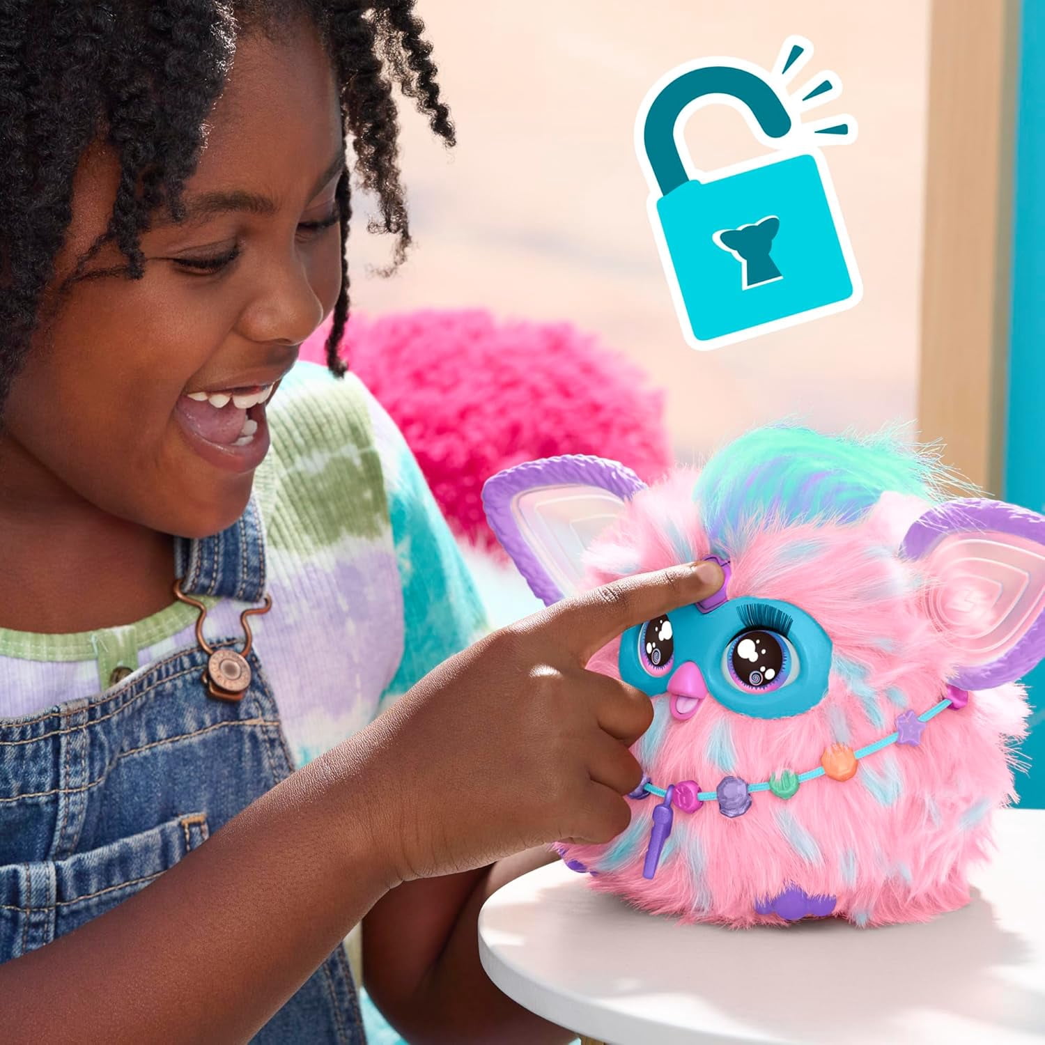 Furby Cotton Candy Interactive Plush Figure - Walmart.com