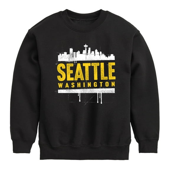 Instant Message - Seattle, Washington - Toddler & Youth Crewneck Fleece Sweatshirt