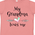 thumbnail image 4 of Inktastic My Grandma Loves Me Heart Grandchild Boys or Girls Toddler T-Shirt, 4 of 5