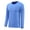 Blue, variant on Mens Compression Shirts Base Layer Slim Long Sleeve Breathable Workout Shirt for Training Summer Athletic Workout T Shirt Undershirt