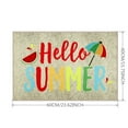 thumbnail image 3 of TIELUTT Summer Imitation Funny Cute Doormat Door Mat Welcome Doormat Funny Doormat Home Door Mat Blankets Throw Thick Carpet Rugs Outdoor Fall Throw Blanket Fall Throw Blanket Carpet Room, 3 of 4
