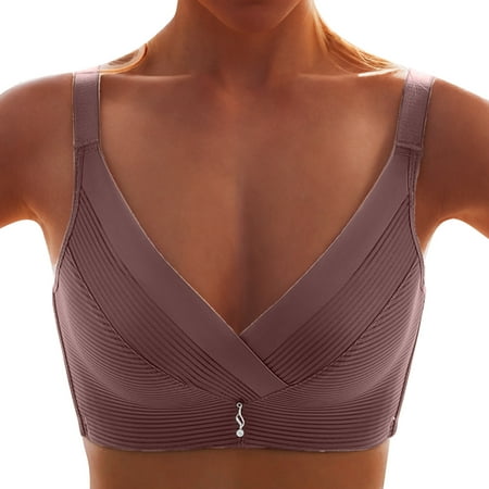 Xdegoge My Orders Placed Recently Push Up Bras for Women No Underwire Bras Plus Size High Impact Full Coverage Bras Workout Running Sports Bra Adjustable Strap Brasieres Para Mujer Online Sales