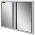 thumbnail image 2 of VEVOR 31"W x 24"H Double BBQ Access Door (Stainless Steel, Recessed Handle), 2 of 12
