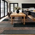 thumbnail image 3 of SONORO KATE 8'x10' Area Rugs for Living Room, Machine Washable Industrial Vintage Non Slip Soft Indoor Area Carpet, Black/Brown, 3 of 7