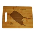 thumbnail image 1 of Lake Elsinore Map Engraved Bamboo Cutting Board 9.75x13.75 inches California, 1 of 3