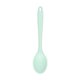 thumbnail image 1 of Xiao Hua 2 cucharas pequeñas de silicona, cuchara de té de silicona para cocinar, hornear y revolver, color verde, 1 of 4