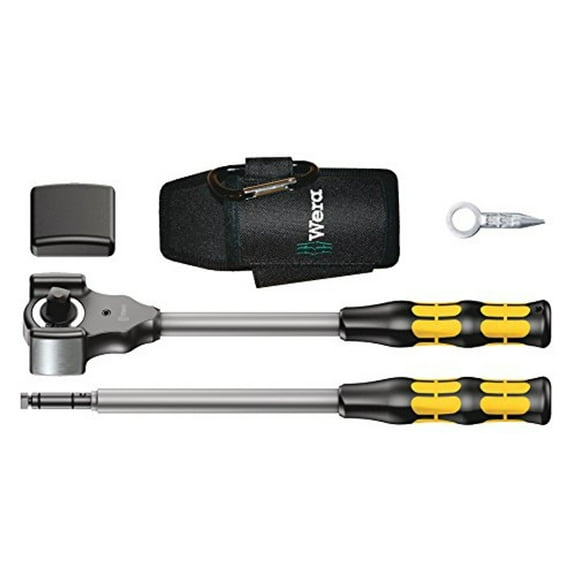 Wera 133862 KOLOSS Ratchet Set - 1/2" Drive