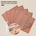 thumbnail image 3 of 5 Sheets Double Eyelid Stickers Net Mesh Lace Natural Invisible And Easy to Apply Eyelid Stickers Cosmetic Supply, 3 of 8
