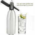 thumbnail image 3 of Soda Water Bottle 1L Portable Soda Syphon Bottle Soda Maker with Pressure Regulator for DIY Mojitos Cocktails Juices, 3 of 5
