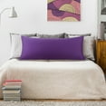 thumbnail image 2 of PiccoCasa 100% Cotton Body Pillowcase 1Pcs Soft with Envelope Grape 20"x54", 2 of 7