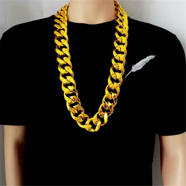 SIfdSeng Funny Gift Gold Necklace for Men Women Gold Chain 80S 90S