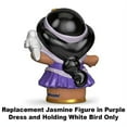 thumbnail image 4 of Replacement Part for Fisher-Price Little People Princess Jasmine & Friends Buddy Pack - DFP65 ~ Replacement Jasmine Figure in Purple Dress and Holding White Bird, 4 of 6