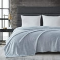thumbnail image 4 of Kenneth Cole - Queen Blanket, Plush Fleece Bedding, Cozy Home Decor for All Seasons (Solid Blue, Queen), 4 of 4